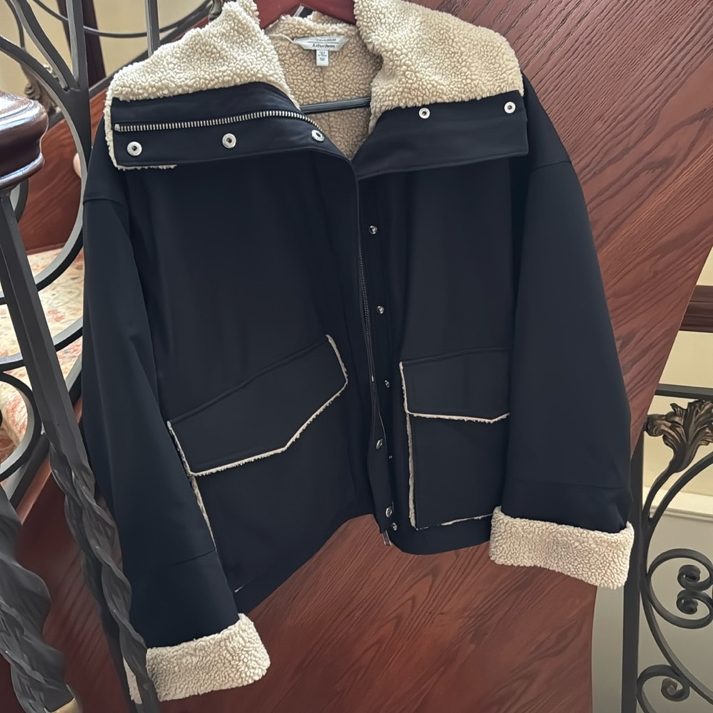 Nylon with Sherpa jacket size 0